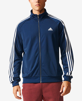 adidas Men's Essential Tricot Track Jacket - Coats & Jackets - Men - Macy's