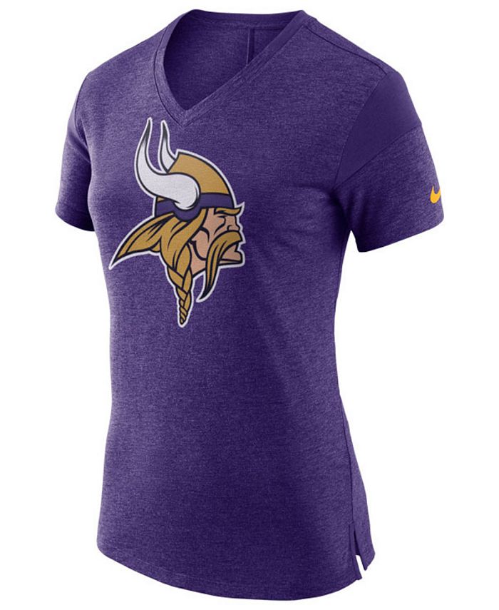 Nike Women's Minnesota Vikings Fan V-Top T-Shirt - Macy's