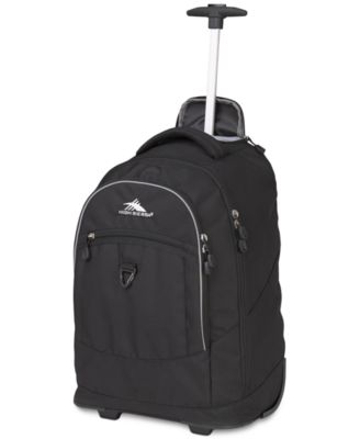 high sierra powerglide wheeled laptop backpack