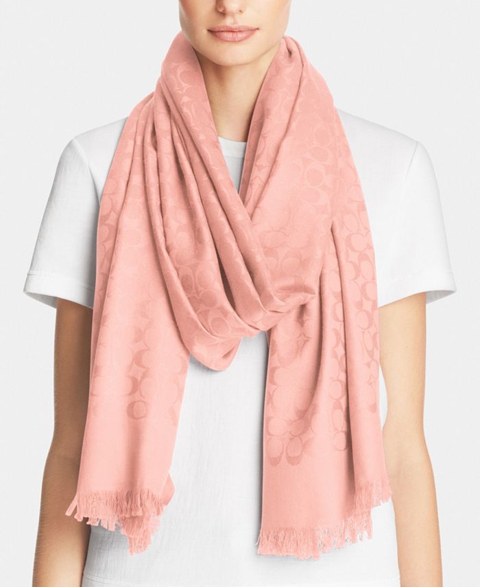 Coach cheap scarf macy's