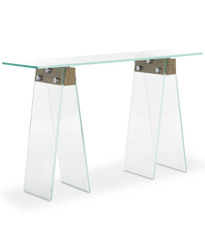 Safavieh glass outlet console table
