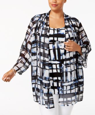 macys jm plus size tops