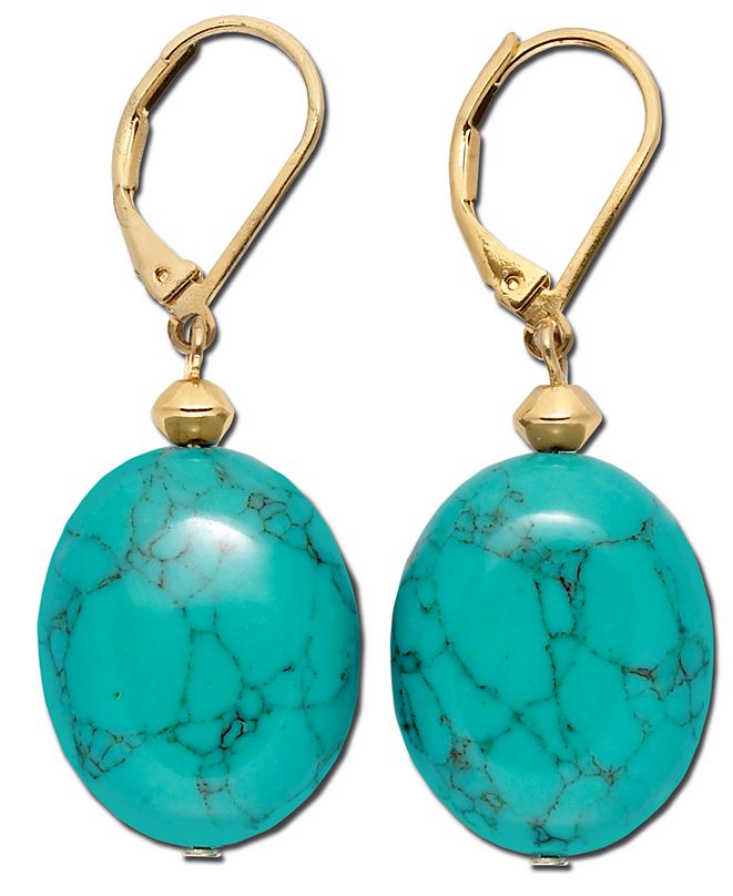 Lauren Ralph Lauren GoldTone Stone Drop Earrings & Reviews Fashion