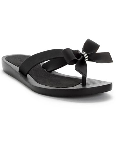GUESS Tutu Bow Flip Flops