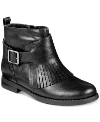 Kenneth Cole - Kennedy Kiltie Boots, Toddler, Little Girls (4.5-3) & Big Girls (3.5-7)