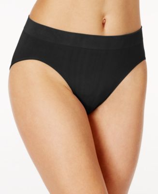 Bali Women's One Smooth U All Over Smoothing Hi Cut Panty, Black, Medium/6  at  Women's Clothing store: Briefs Underwear