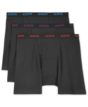 image of Alfani Men-s Big and Tall Tagless Boxer Brief, 3-Pack