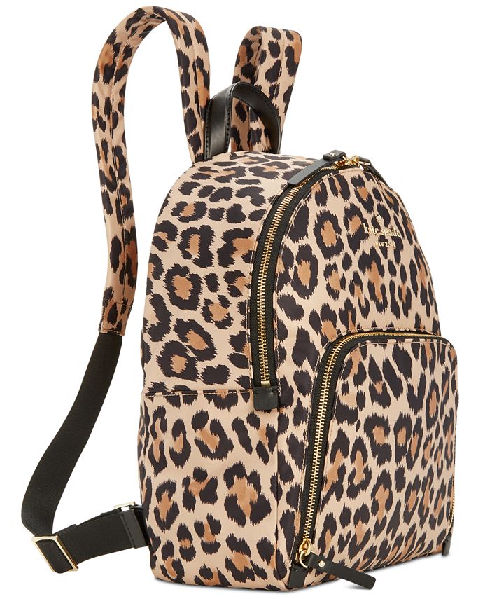kate spade new york Watson Lane Leopard Hartley Small Backpack - Macy's