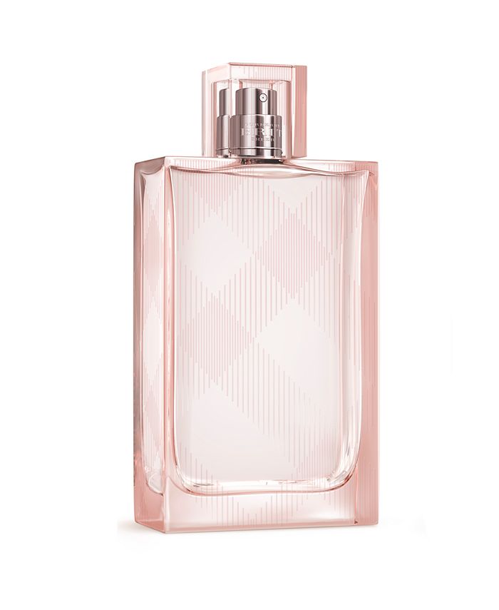 Burberry Brit Sheer Eau de Toilette Spray, 3.3 oz. & Reviews - Perfume Beauty - Macy's