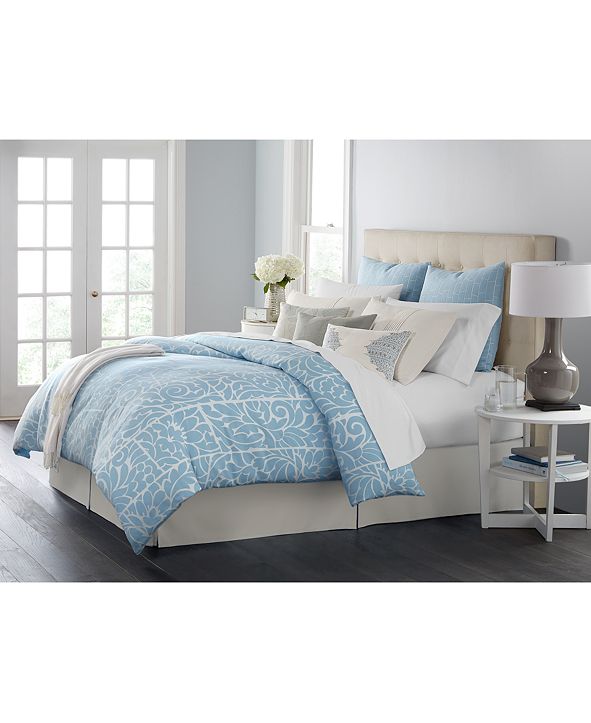 Martha Stewart Collection Charlotte 14Pc. Queen Comforter Set, Created