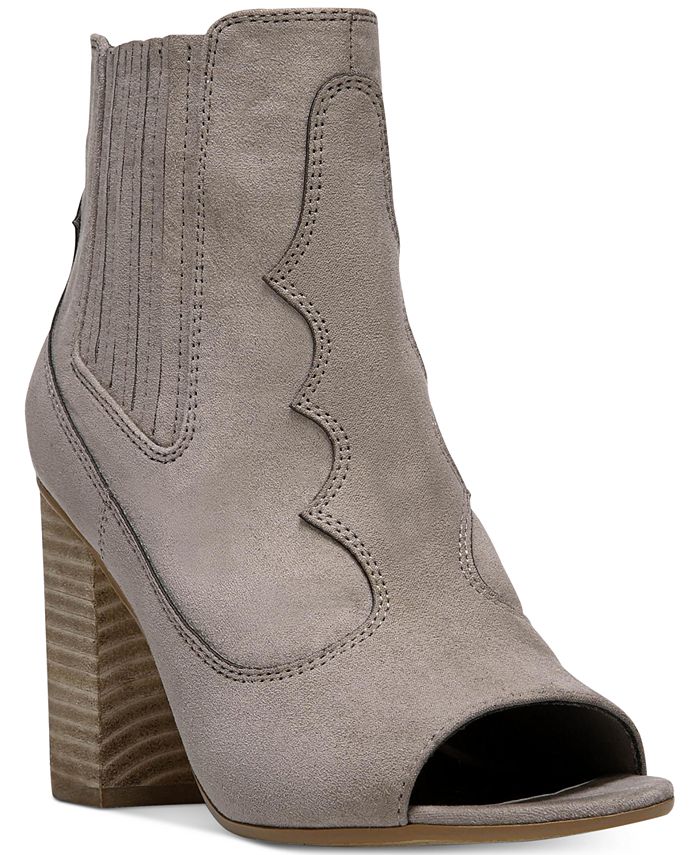 Carlos santana peep toe booties clearance