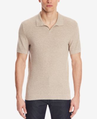 short sleeve polo sweater