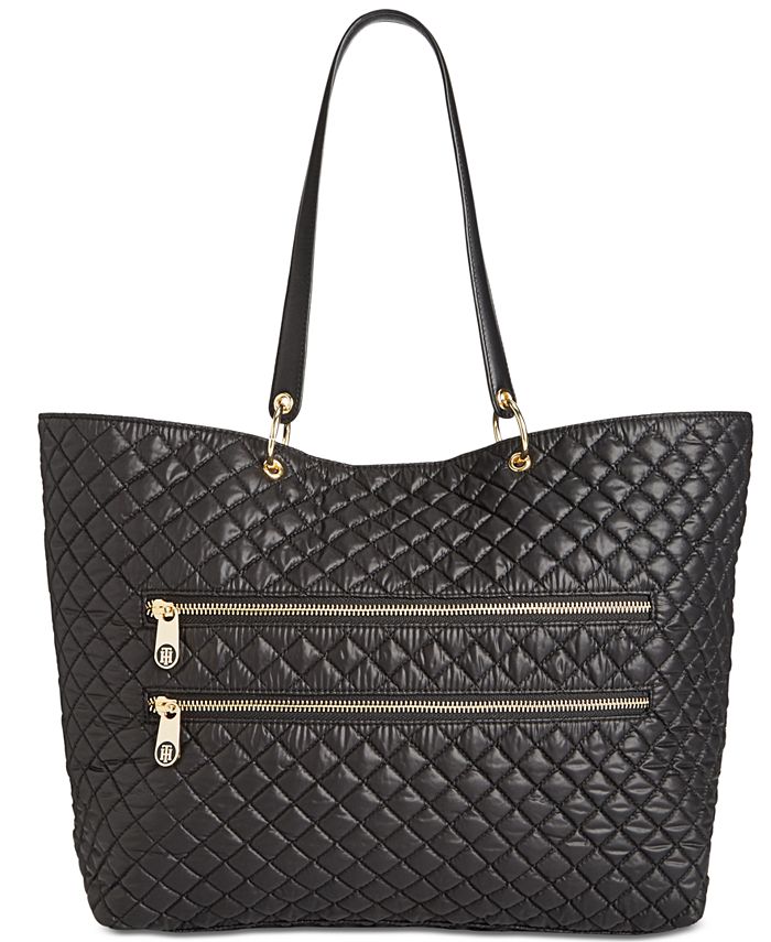 Tommy Hilfiger Pauletta Quilted Extra-Large Tote - Macy's