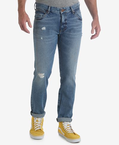 wrangler mens tapered jeans