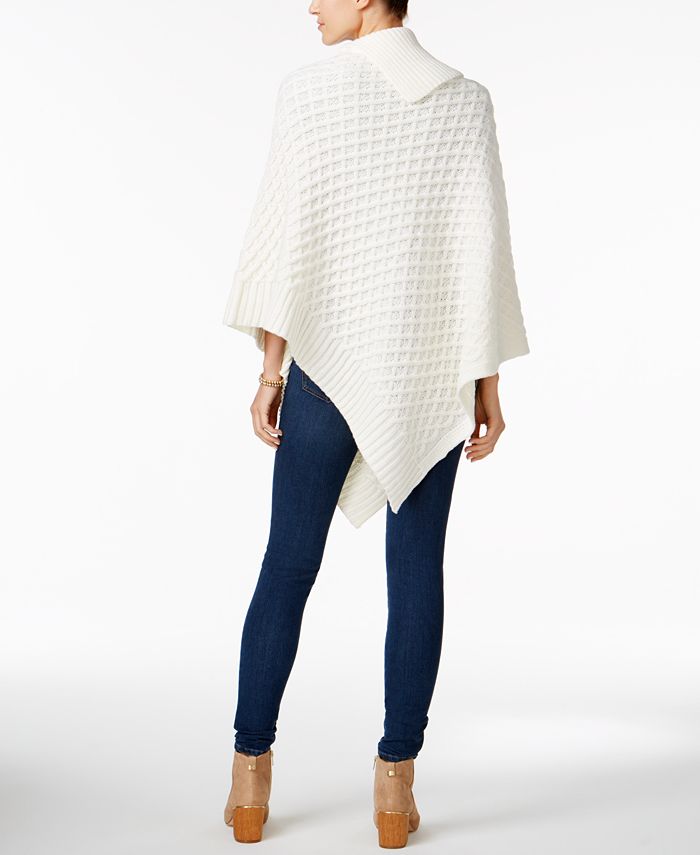 Charter Club Lattice Weave Poncho, Created for Macy's Macy's