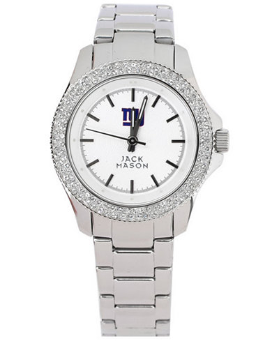 Jack Mason Women's New York Giants Glitz Sport Bracelet Watch