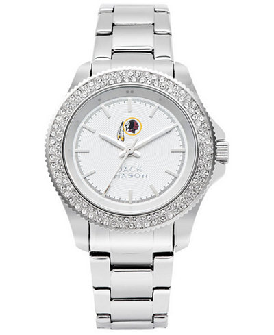 Jack Mason Women's Washington Redskins Glitz Sport Bracelet Watch