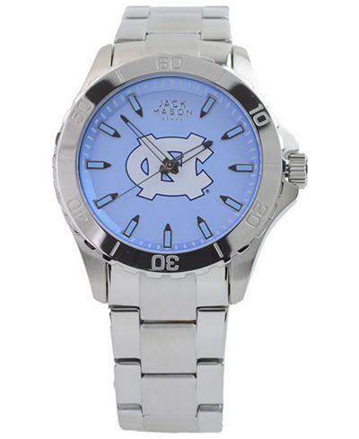 Jack Mason Men's North Carolina Tar Heels Color Sport Bracelet Watch