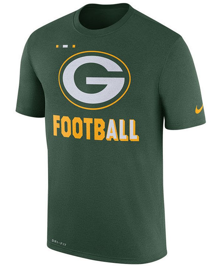 Nike Men's Green Bay Packers Legend Football T-Shirt & Reviews - Sports ...