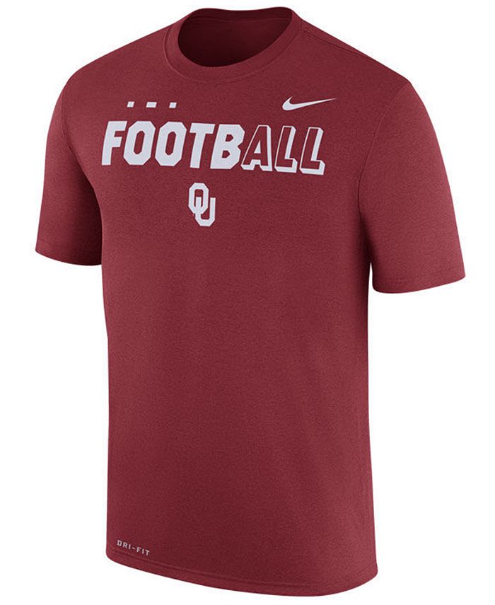 Nike Men's Oklahoma Sooners Football Legend T-Shirt - Macy's