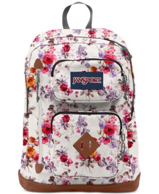 flower backpack jansport