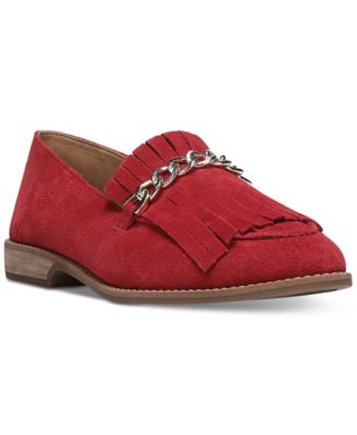 franco sarto red loafers
