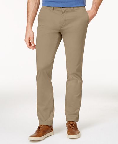 slim fit stretch chino pants
