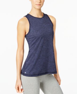 ID Ideology - Heathered Keyhole-Back Tank Top