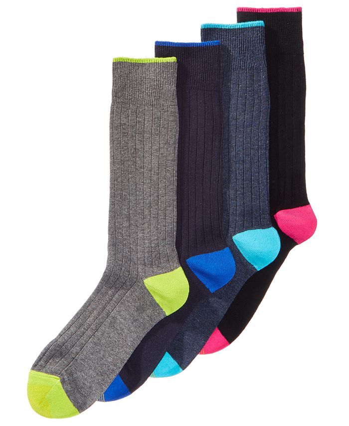 Gold Toe Men's 4-Pack Harbor Ribbed Fashion Socks - Macy's
