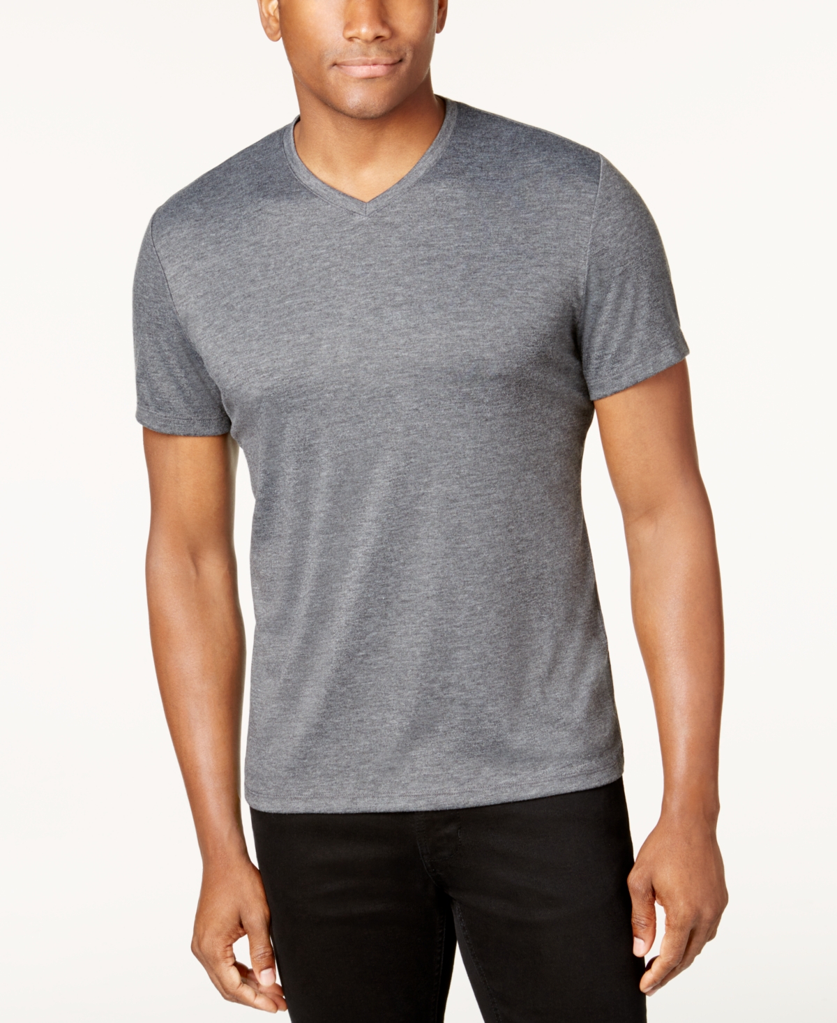 Alfani Men's Soft Touch Stretch V-Neck T-Shirt, Created for Macy's