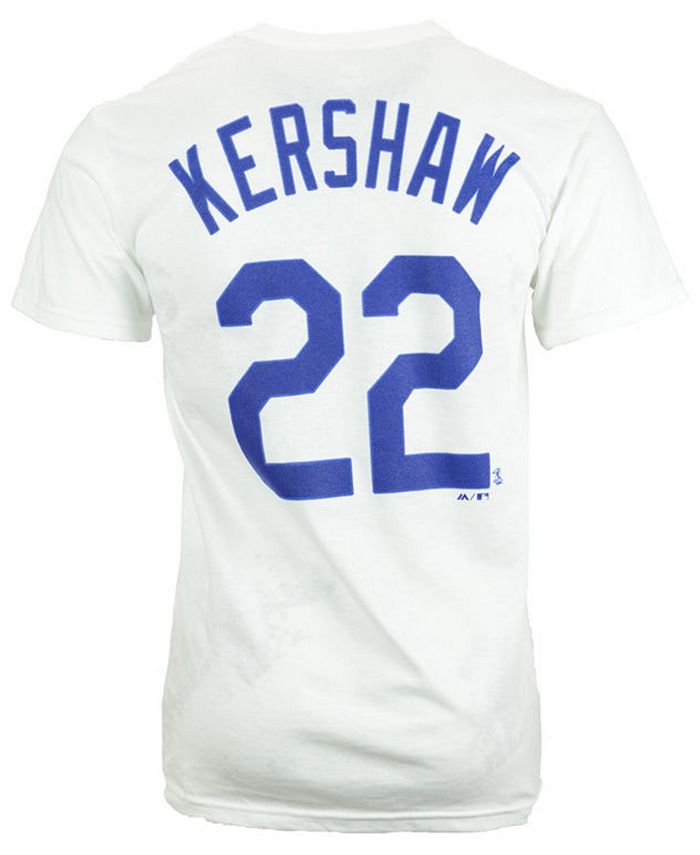 Majestic Men's Clayton Kershaw Los Angeles Dodgers Official Player T ...
