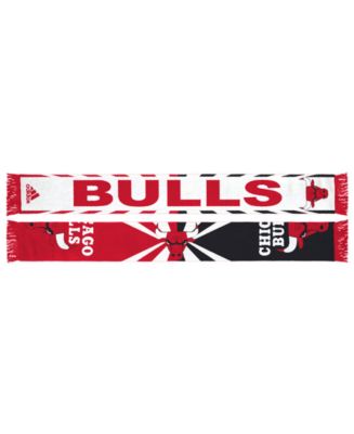 adidas Chicago Bulls Jacquard Wordmark Scarf - Macy's