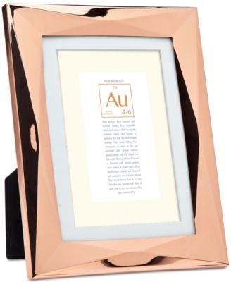 Godinger - 5" x 7" Rose Gold-Tone Geo Frame