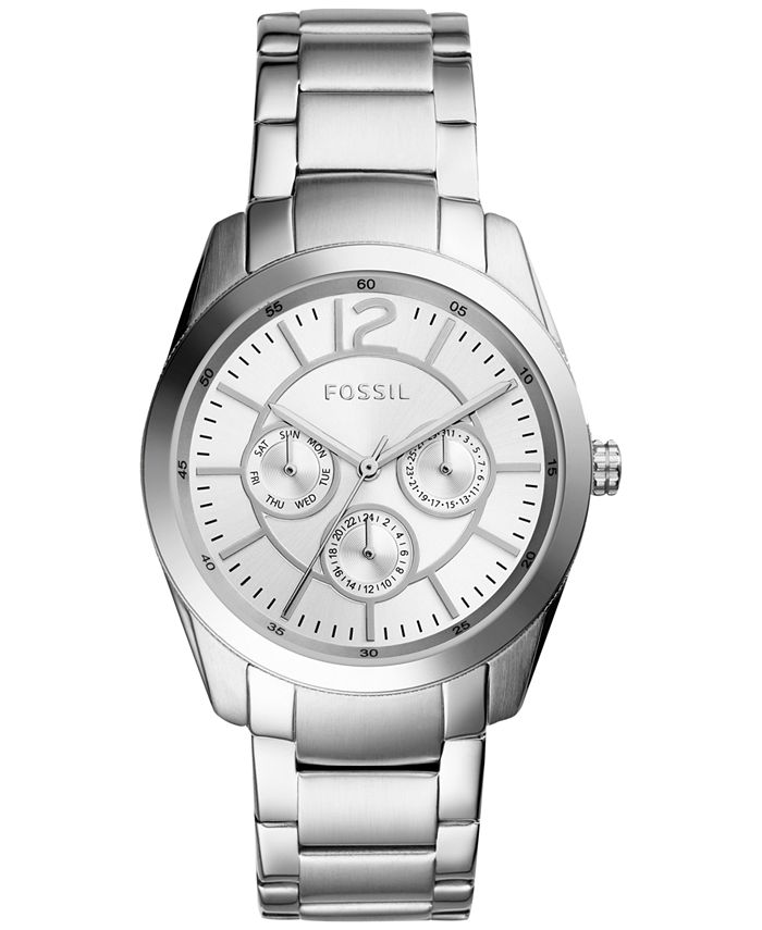 Fossil Women's Brenna Stainless Steel Bracelet Watch 38mm - Macy's
