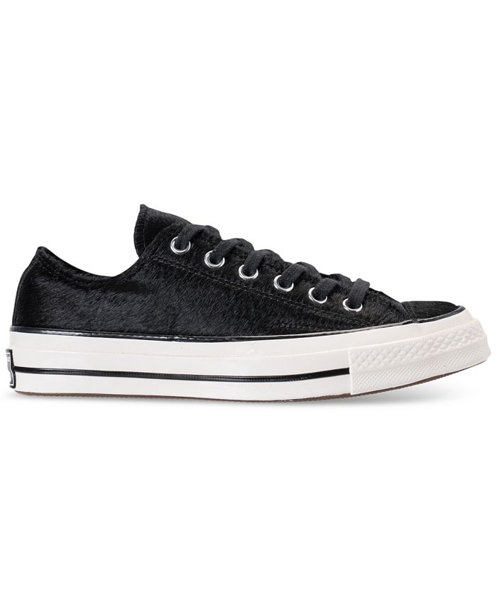 Converse Women's Chuck Taylor All Star 70 Ox Pony Hair Casual Sneakers ...