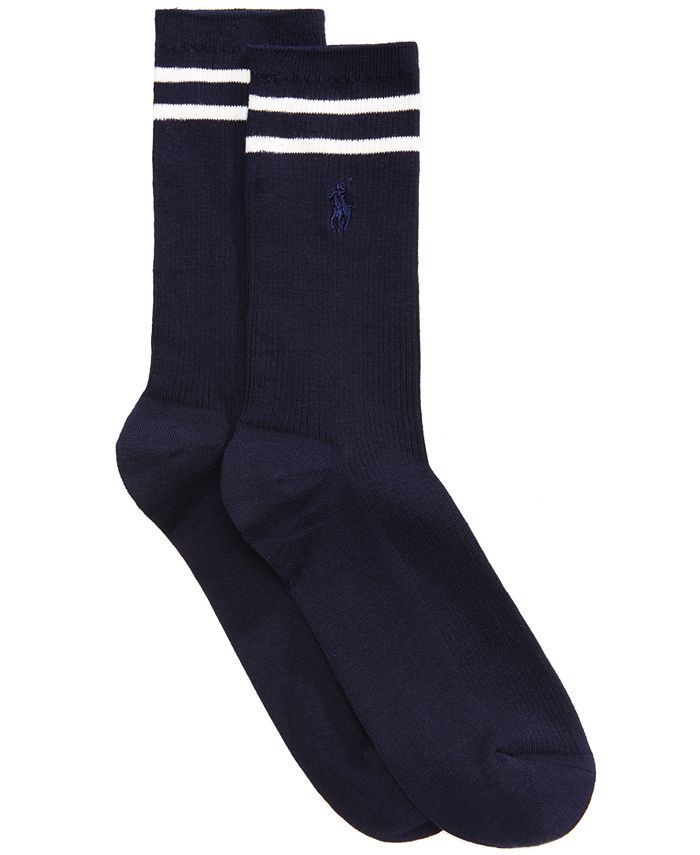 Polo Ralph Lauren Women's Double Bar Striped Trouser Socks - Macy's