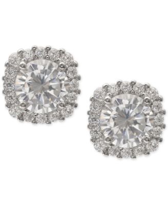 old mine diamond stud earrings