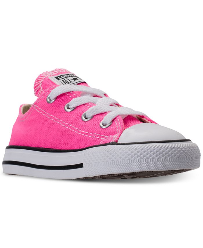 Converse Toddler Girls' Chuck Taylor Ox Casual Sneakers from Finish ...