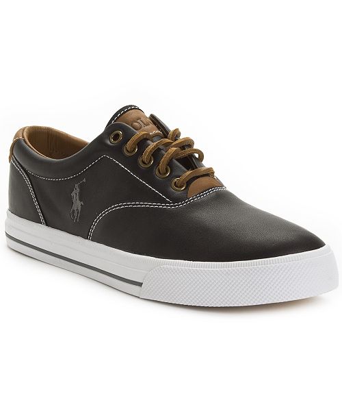 Polo Ralph Lauren Vaughn Leather Sneakers Reviews All Men S