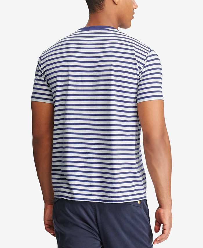 Polo Ralph Lauren Men's Big & Tall Classic-Fit Striped T-Shirt - Macy's