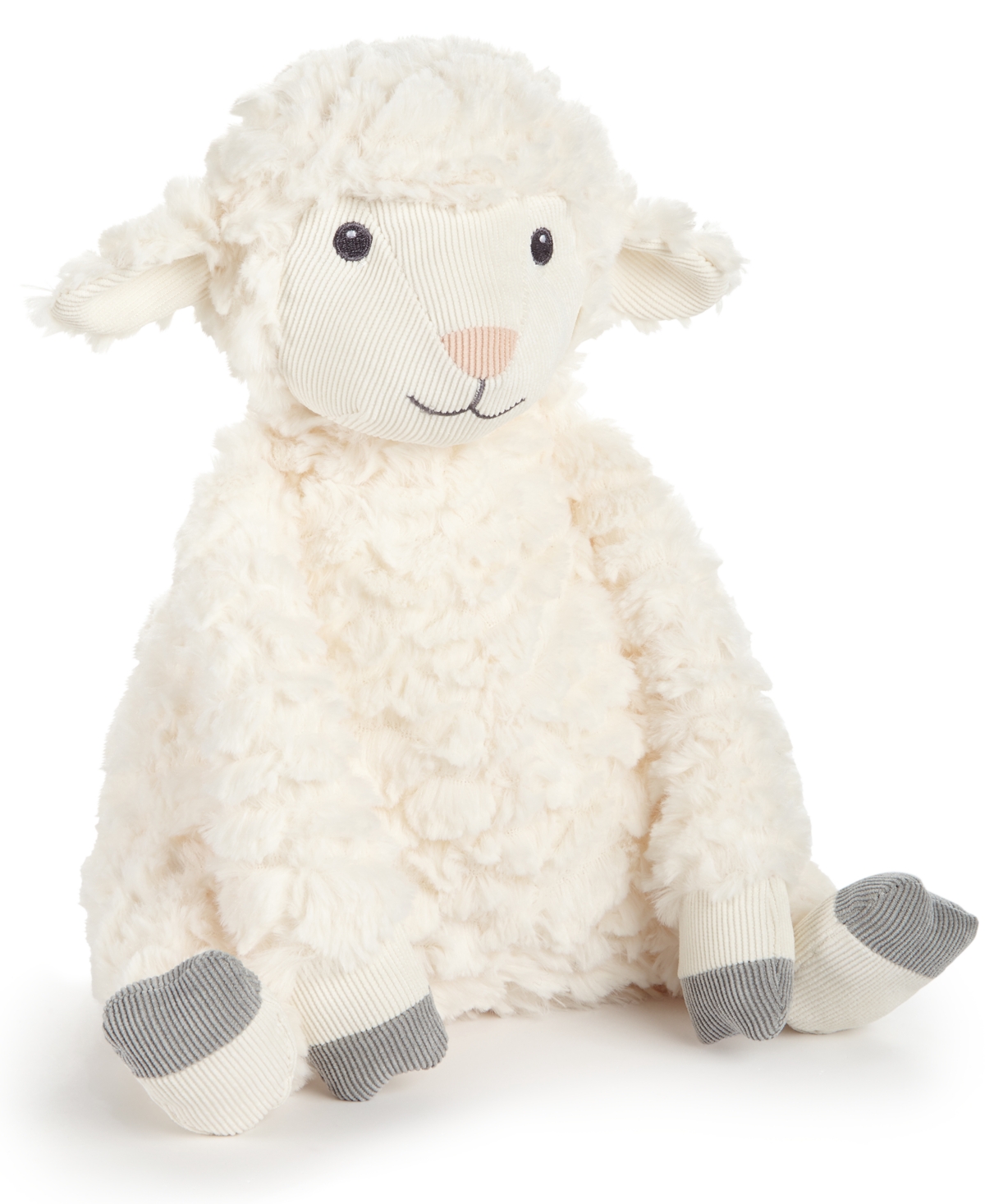 First Impressions Babies' 11" Plush Lamb, Created For Macy's In Ivory