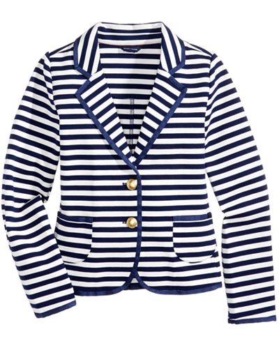 Tommy Hilfiger Striped Blazer, Big Girls (7-16)