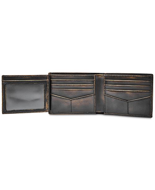 Fossil Men&#39;s Wade Bifold Leather Wallet - All Accessories - Men - Macy&#39;s