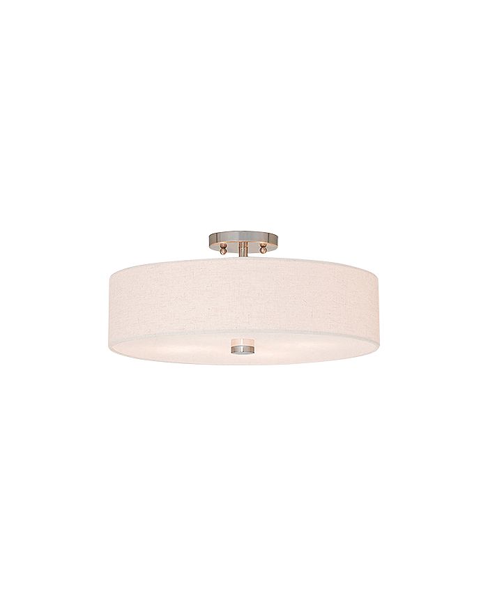 Livex - Meridian Semi Flush Light