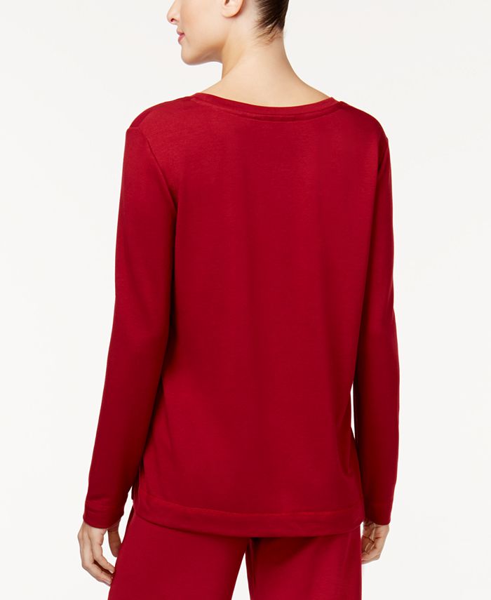 Hue Super Soft Pajama Long Sleeve Top Macy's