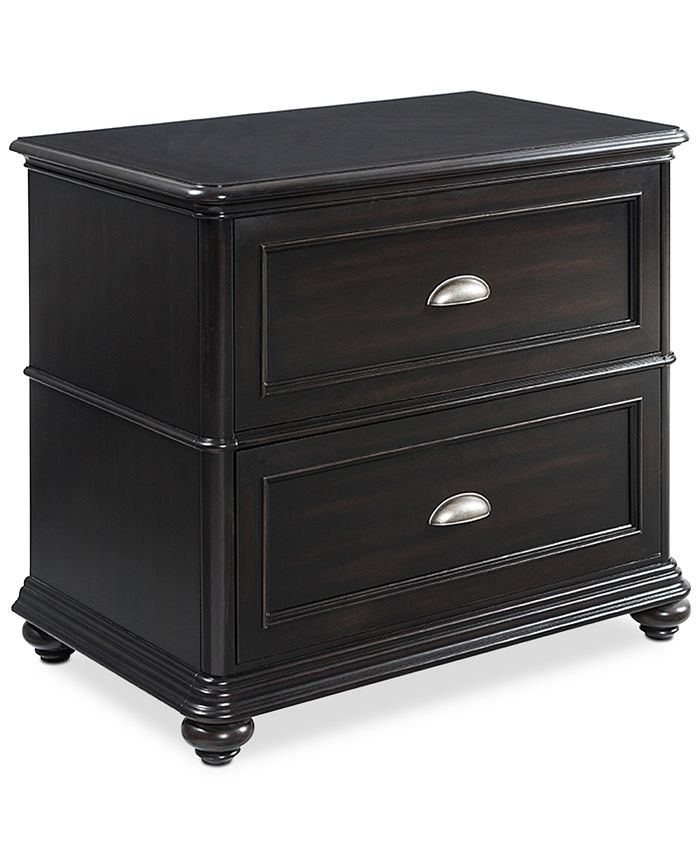Furniture Clinton Hill Ebony Home Office, 3Pc. Set (Writing Desk