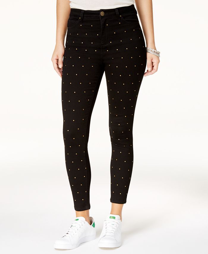 Tinseltown Juniors' Studded Skinny Jeans Macy's