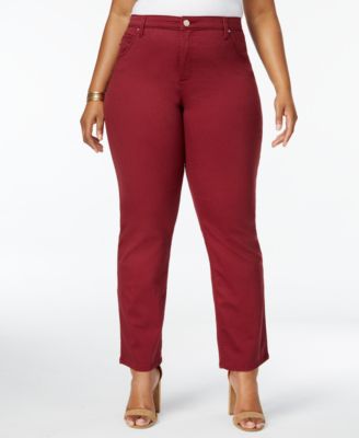 Lee Platinum Plus Size Total Freedom Madelyn Denim Trousers ...