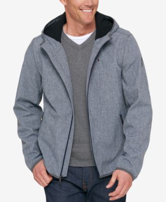 tommy hilfiger men's hooded jacket