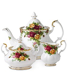 "Old Country Roses" 3-Piece Tea Set